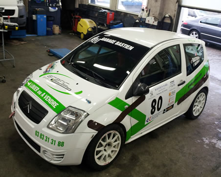 Citroen C2R2 Julien Bastien - Décoration Grafic Service