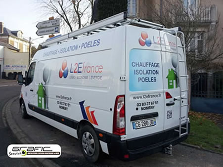 Camion L2E France - Nomeny (54610) - Décoration Grafic Service